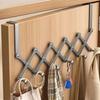 Cabinet Coat Hook Scalable Hook Behind The Door Waterproof Wear-resistant Clothing Pylons Non Perforated Bedroom Organizer Rack