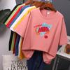 New Summer 2024 Tomato Printed T Shirt Women Oversized Cotton Summer Tees Soft Female Jumper Top