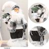 Santa Clause Ornament 12Inch High Santa Figure Christmas Decoration For Mantles Shelf Desktop Display Indoor and Outdoor
