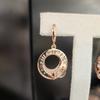 ARTRIA Roman Numeral Touring E Circle Earrings JTOERFR0024PKF