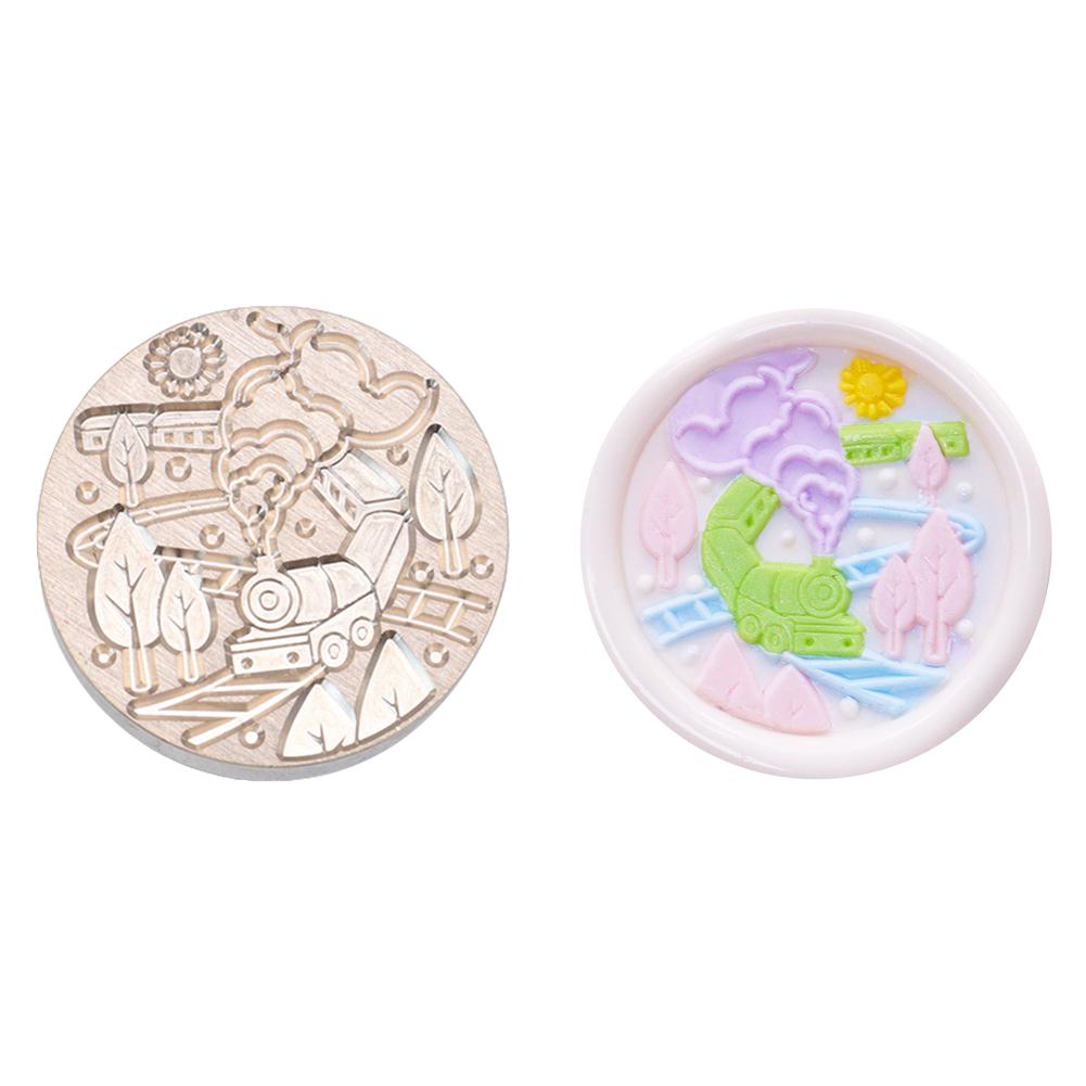 Печать серии животных с медной головкой, 3D-рельефные штампы, печатающая головка для подарочного скрапбукинга