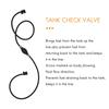 A51K-Fuel Line Hose Outboard Boat Engine Petrol Tank Connectors Kit For  Motor