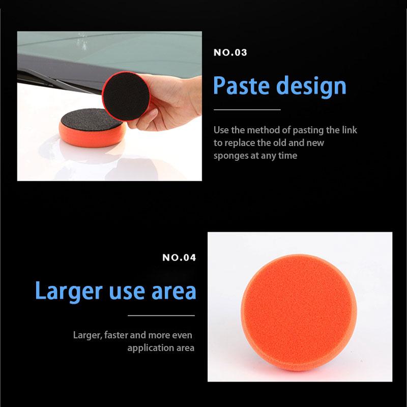 Комплект из 6 дисков для полировки автомобиля, полировальный диск с ручкой, губки для полировки автомобиля, многофункциональный инструмент для ухода за лакокрасочным покрытием