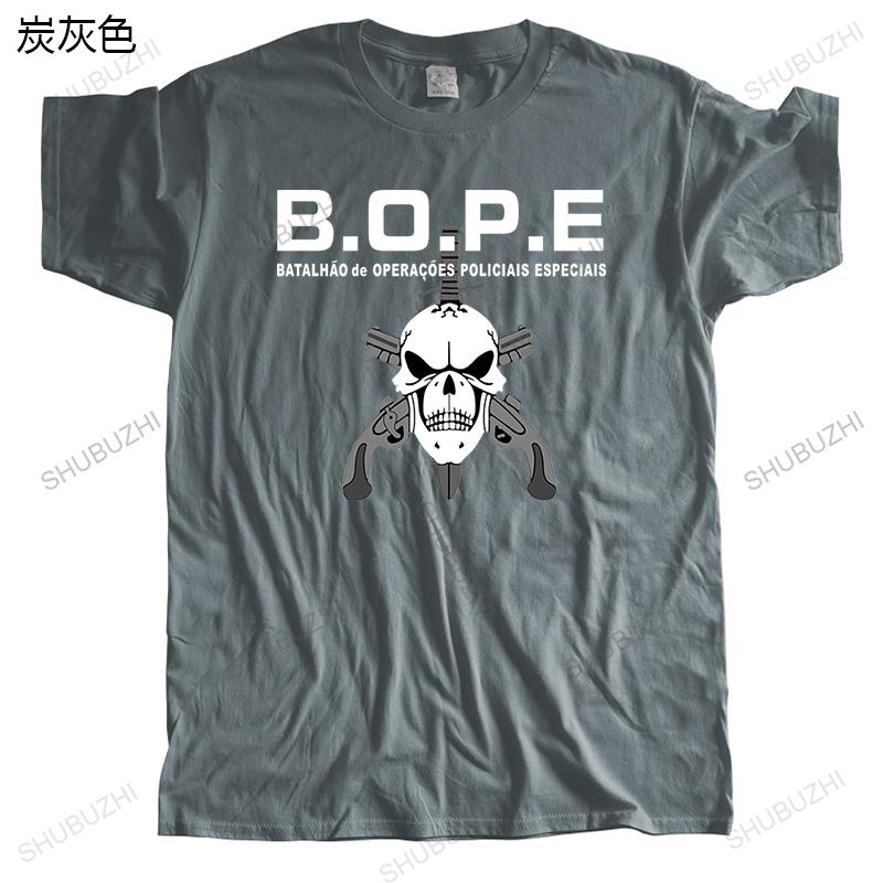 Мужская летняя хлопковая футболка BOPE Tropa De Elite Бразилия Специальные элитные войска Военная футболка мужская с двух сторон военная Повседневная футболка