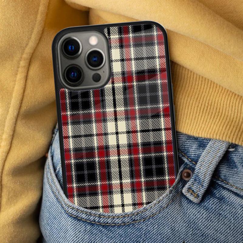 Мягкий чехол для телефона Clan Stewart Dress Tartan Plaid для iPhone 17 Air 16e Pro max 15 Pro 13 14 Plus 11 12 MagSafe Магнитный Coque