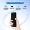 Vivicine Новый Улучшенный P09-II 3D Мини-проектор Android Портативный Батарея WiFi HDMI 4K DLP