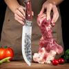 Kitchen Hand-Forged Knife Professional Boning Knife Meat Pork Cutting Sharp Blade Stainless Steel Butcher Knife  Wood Handle