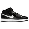 Jordan 1 Mid Black Speckle GS AV5174-001