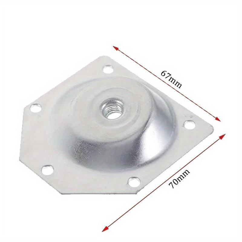 4 шт., монтажный кронштейн для ножек стола, 12 градусов, фаска, фиксирующие детали мебели, деревянные аксессуары, фурнитура для дома, ножки стола, дивана