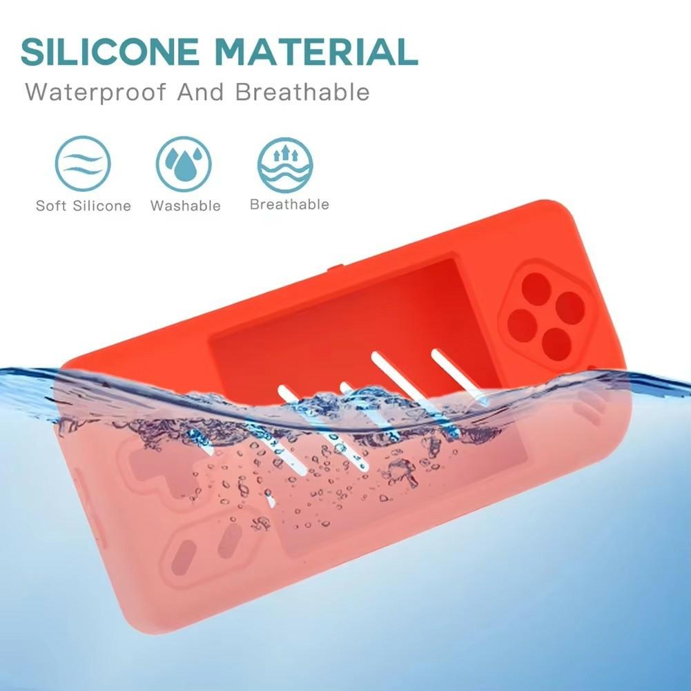 Silicone Protective Case for Anbernic RG28XX Handheld Gaming Console Sleeve with Strap