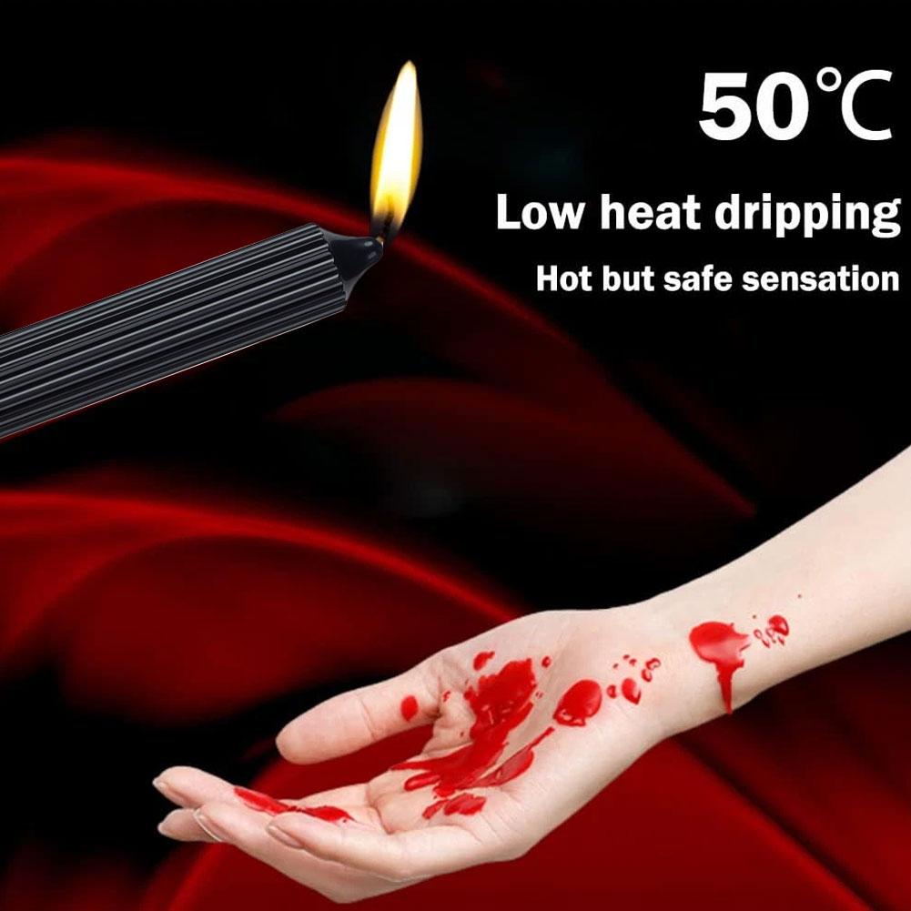 Низкотемпературная массажная свеча для тела для чувственной игры с воском – Успокаивающая и стимулирующая капающая свеча для пар