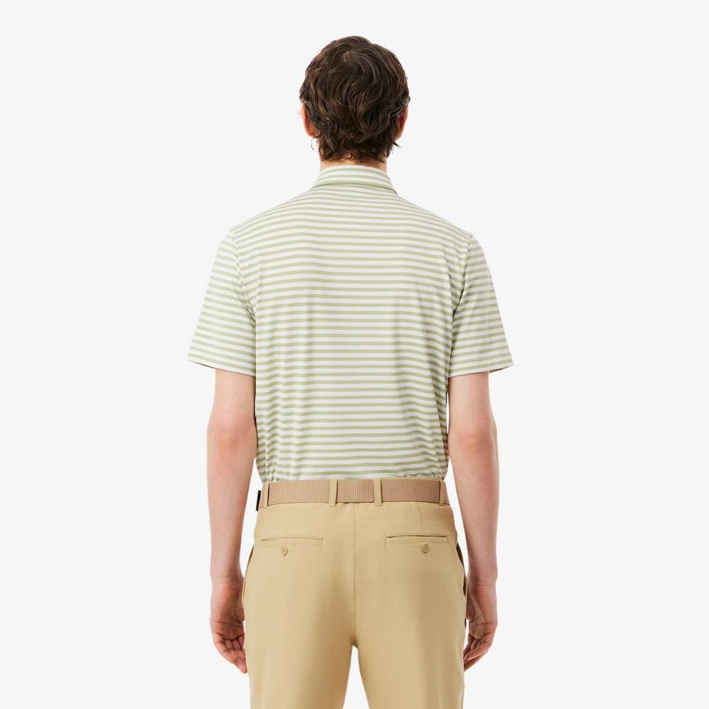 [lacoste] Men's Golf Stripe Short-Sleeve Polo Shirt DH3187-56G3IG