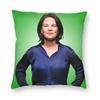 Annalena Baerbock Grnen Germany Square Pillowcase Polyester Linen Velvet Printed Zip Decor Bed Cushion Cover
