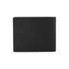 Montblanc Однотонный Короткий Складной Кожаный Кошелек с Логотипом Мужской кошелек Черный 111144