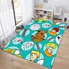 Halloween cartoon comedy adventure movie Scooby-Doo carpet is suitable for living room and bedroom doormats office balcony decorative carpet V8