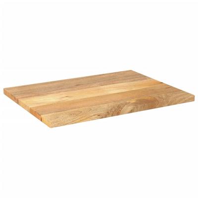 Table Top 70 X 60 X 3.8 Cm Rectangular Solid Mango Wood
