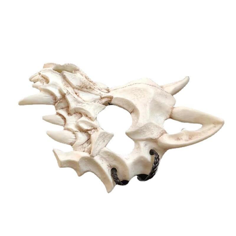 Праздничная маска японского волка, идеально подходящая для Хэллоуина и косплей-мероприятий.