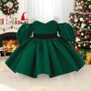 Baby Girls Princess Dress Fall Winter Party Gown Toddler Birthday Outfit