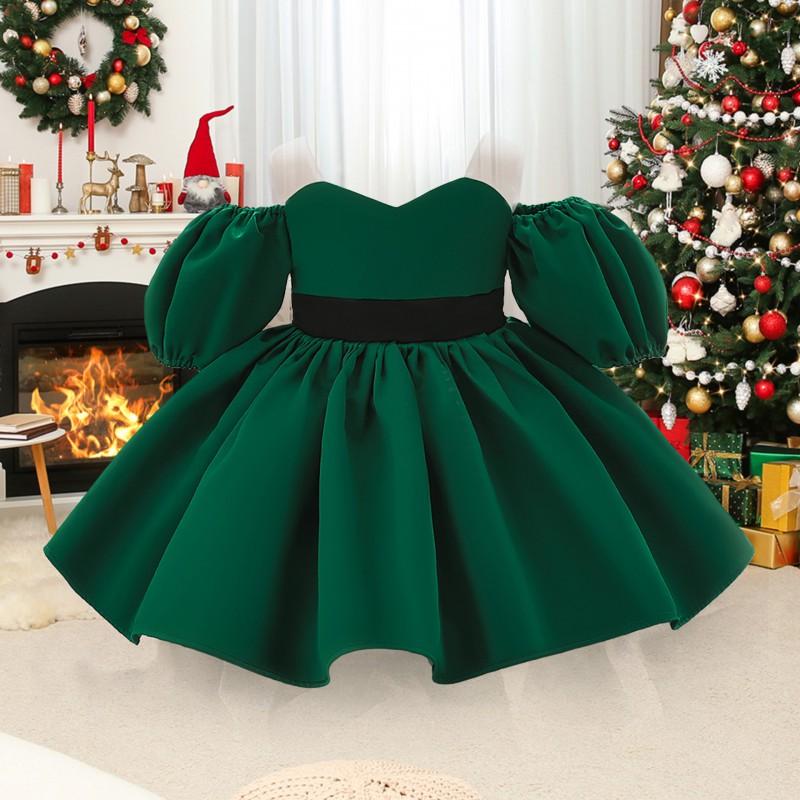 Baby Girls Princess Dress Fall Winter Party Gown Toddler Birthday Outfit