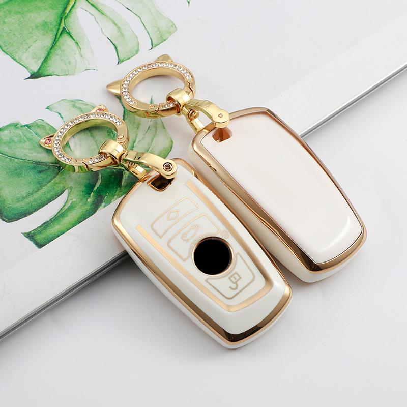 Для BMW чехол для ключей из ТПУ, чехол для ключей X1 X2 X3 X5 X6 F10 F20 F30 F15 F11 F25 525i 530i F48 E60 E87 M3 M4 G30 G20, аксессуары для ключей