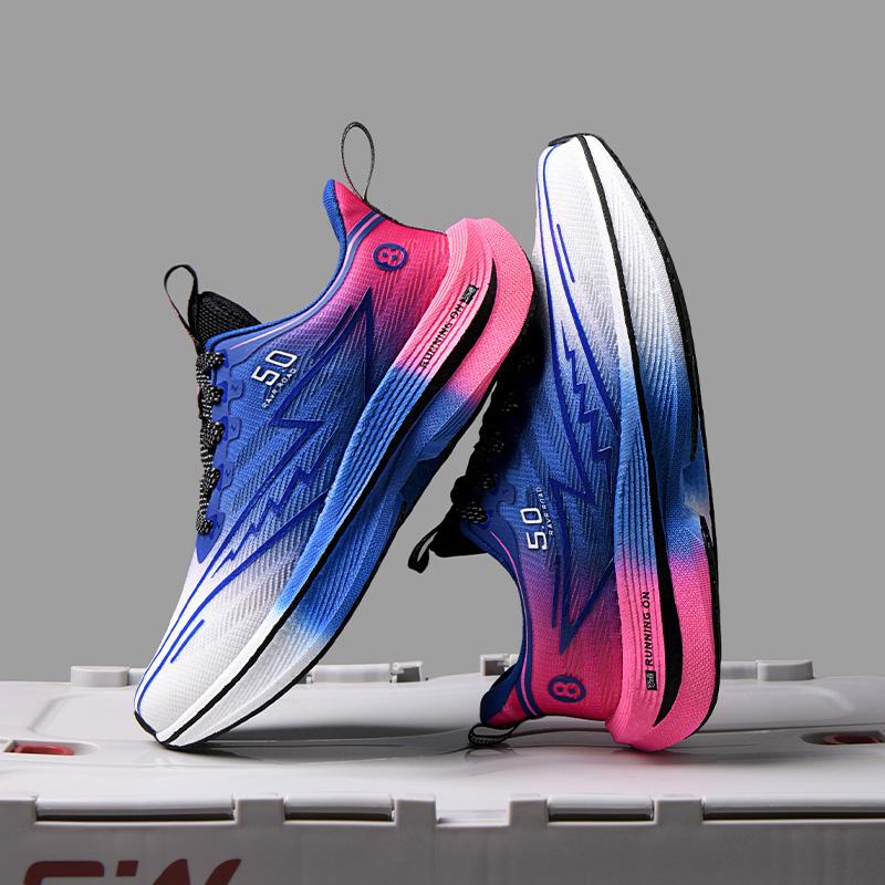 Carbon Plate Men Sports Running Shoes High Quality Breathable Lightweight Women's Training Tennis Masculino Comfortable Sneakers