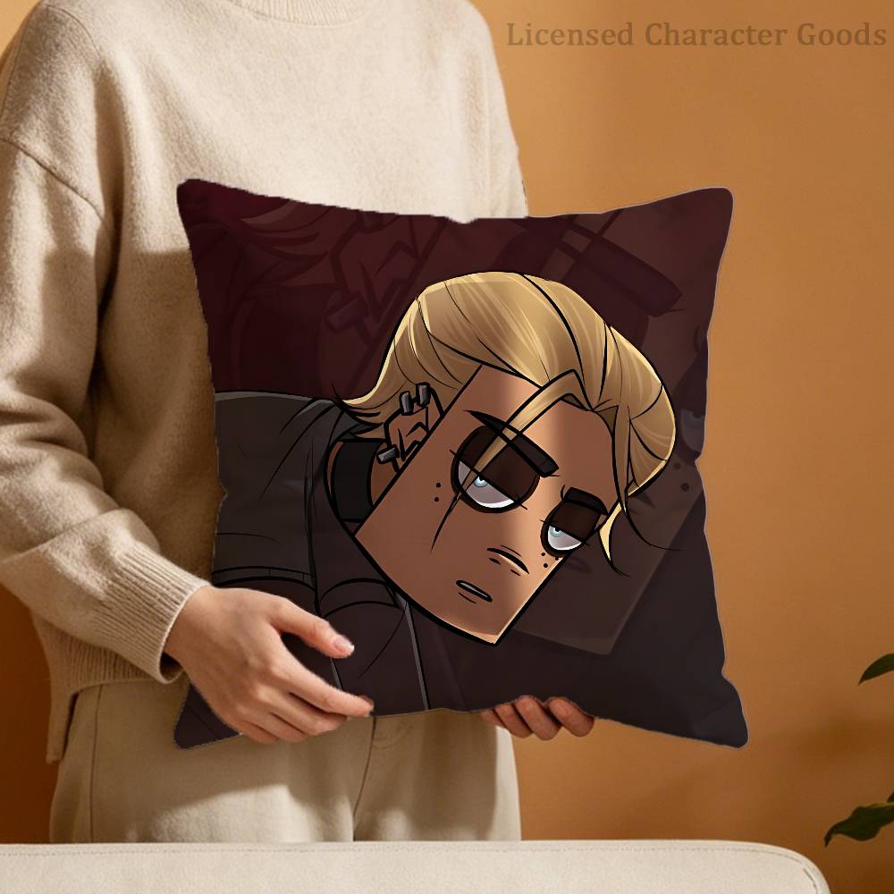 MMetal FFamily Dee x x x x x cm Fade Resistant Throw Pillow Cover Pet Friendly Patio Sofa Decor