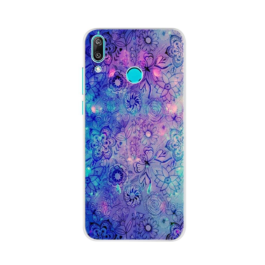 Чехол для Huawei Y7 2019 Силиконовый Мультяшный ТПУ Чехол для Телефона Для Huawei Y7 2019 DUB-LX1 DUB LX1 LX2 LX3 Y 7 Prime Pro 2019 Чехол