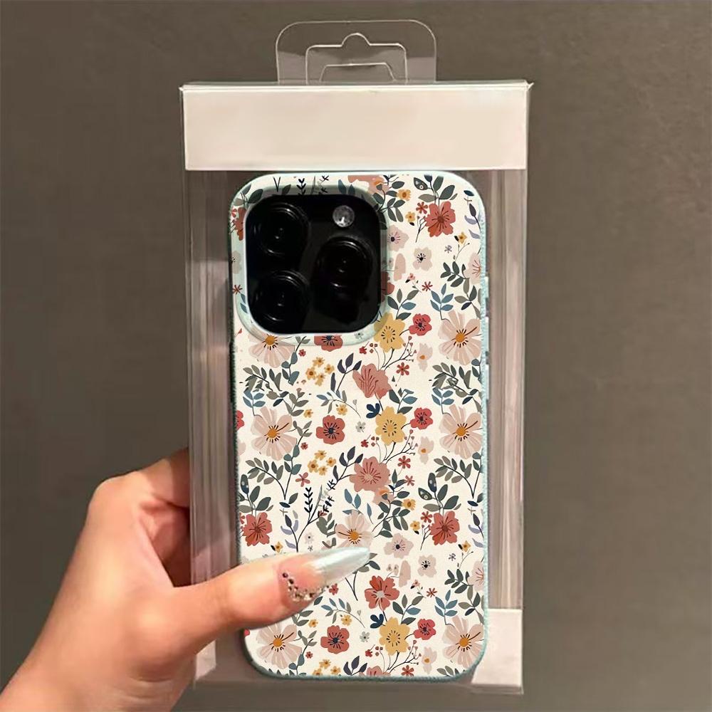 Lily Of The Valley Phone Case For Iphone 17 17E 16E 14 12 16 Pro Max 11 15 13 Transparent Shockproof Protective Cover Coque