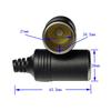 Din Hella Male Plug Powerlet Plug Европейский тип 12 В прикуриватель адаптер разъем подходит для мотоциклов BMW V3X3