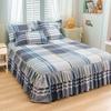 Ruffle Skirt Bedspread Home Textile Printed Bed Skirt Bedroom Coverlets Bedspreads Sheets Dust Cover Bedding