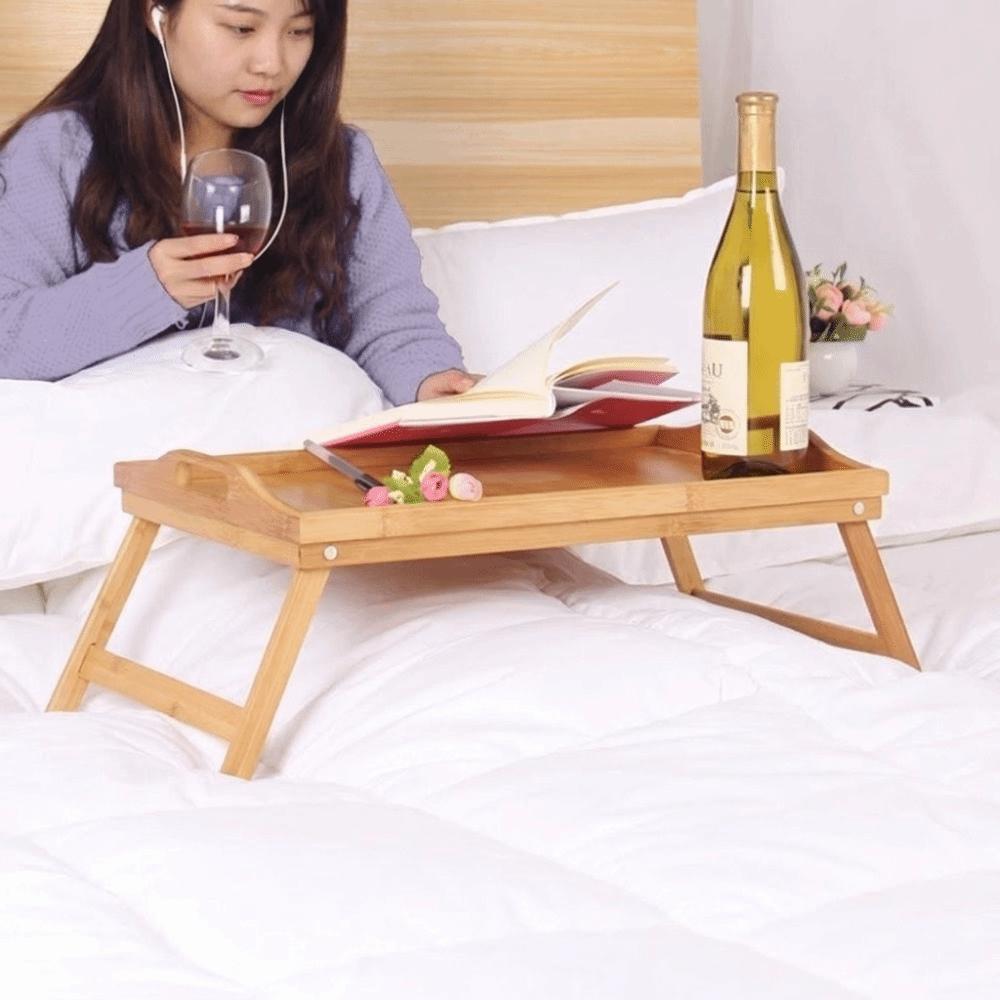 Space Saving Computer Desk Foldable Bed Table Tray Cozy Bed Tray Table Sofa