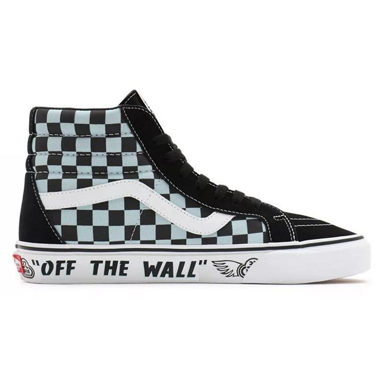 Sk8 Se Bikes x Sk8 Vans-Hi Reissue 'Big Ripper - Черно-белая отражающая клетка' VN0A4BV8A0E