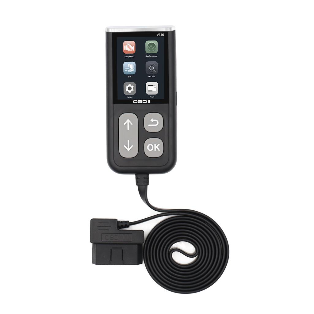 Сканер V316 OBD2 Считыватель автомобильных кодов с Bluetooth, неисправность двигателя, считывание кодов, очистка кодов, просмотр данных стоп-кадра, проверка готовности I/M, диагностическое сканирование CAN