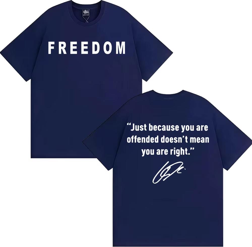 Prayers Up for Charlie Kirk Freedom T Shirt Men Clothing Harajuku Y2k High Street Tshirt Women Casual Comfort Oversized Tshirt