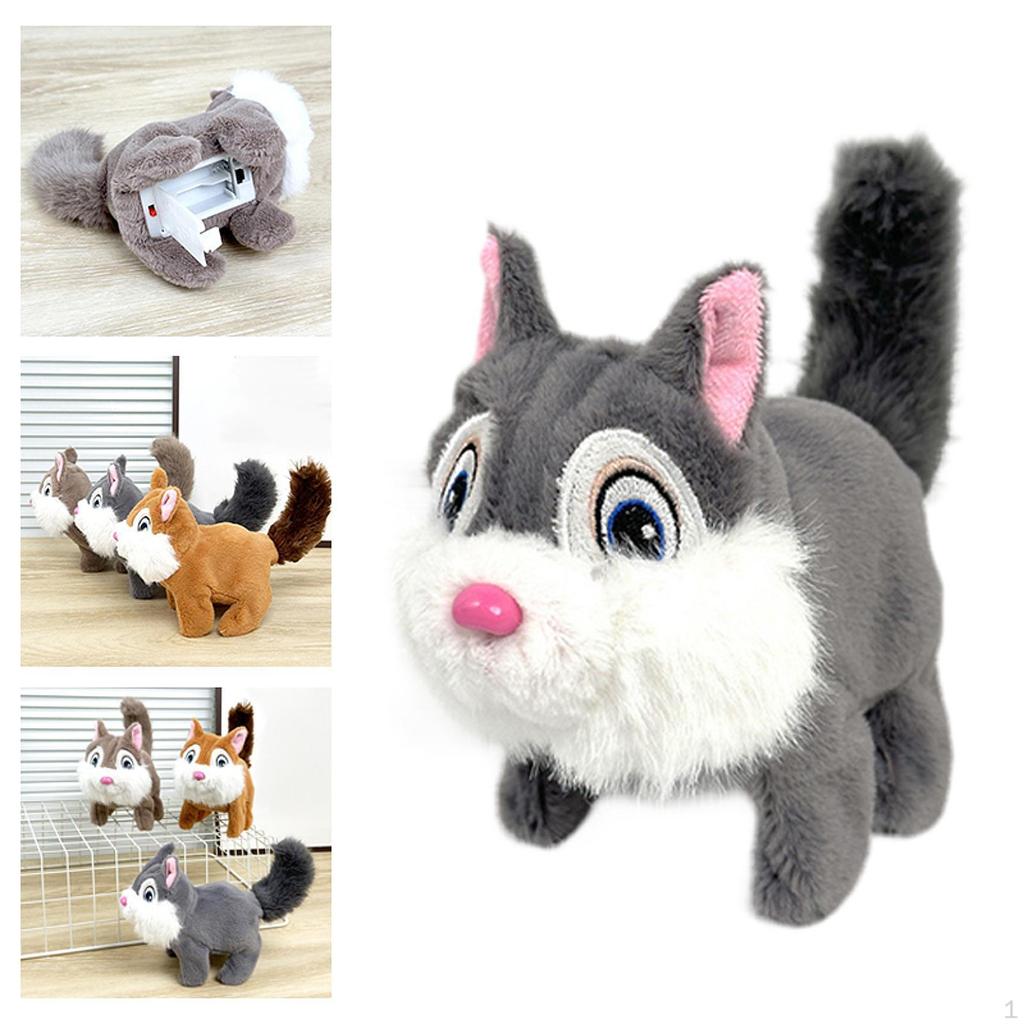 Electric Plush Toy Companion Animal Animated Sound Interactive Toys Electronic Pet Stuffed