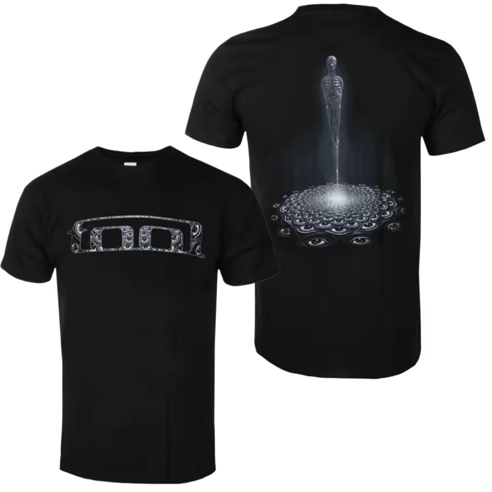 Tool - BW Spectre Patterned Inspired Printed T-shirts for Men and Women Universal Classic Band Fan T-shirts
