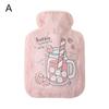 Cartoon Tummy Warmers 500ml Hand Warmer Hot Water Bottle Plush Cover Hot Water Bag