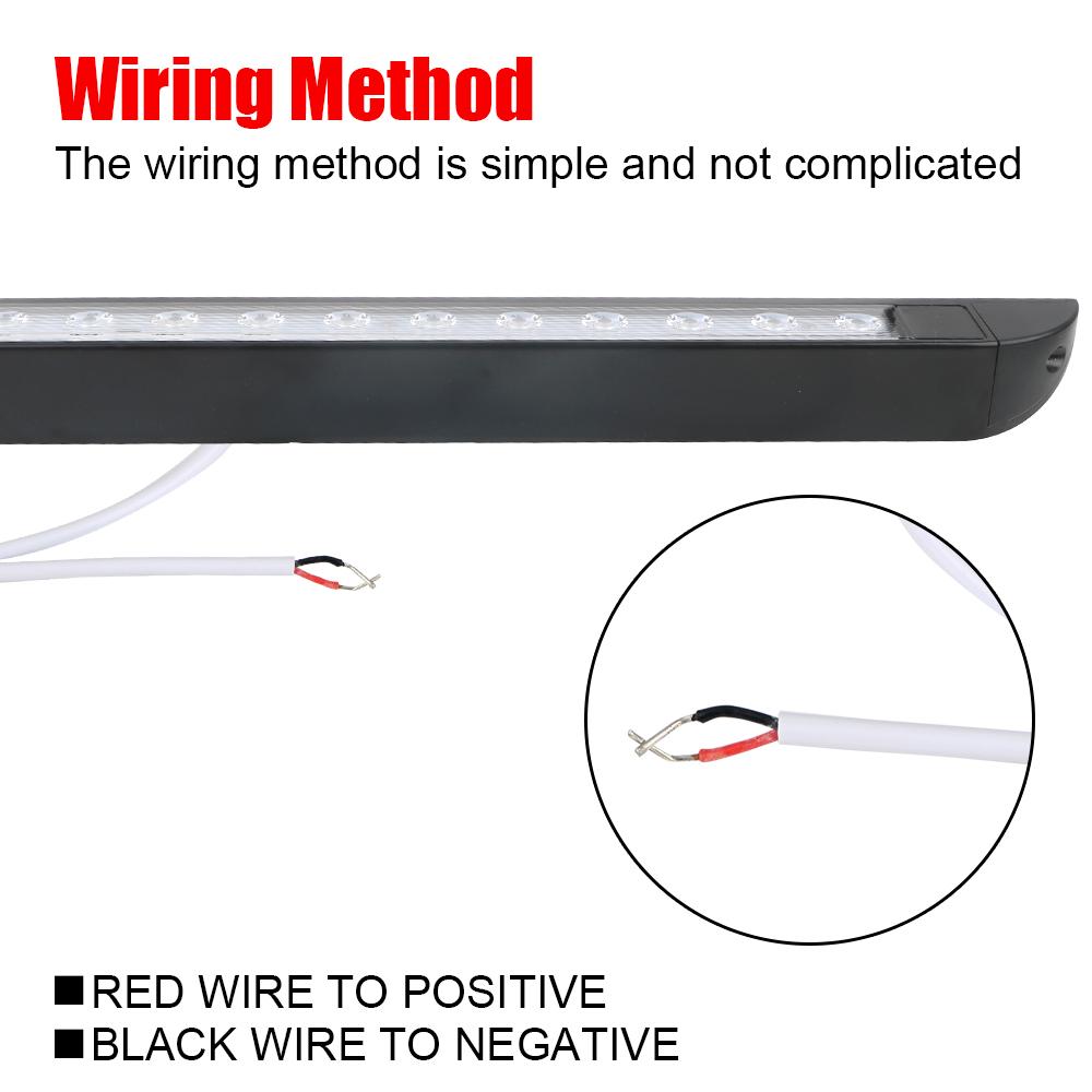 18 светодиодных навесных ламп, автомобильные аксессуары, водонепроницаемые, 12-28 В, наружная лампа для прицепа, 6000 К, внутренние настенные светильники для автодомов, караванов