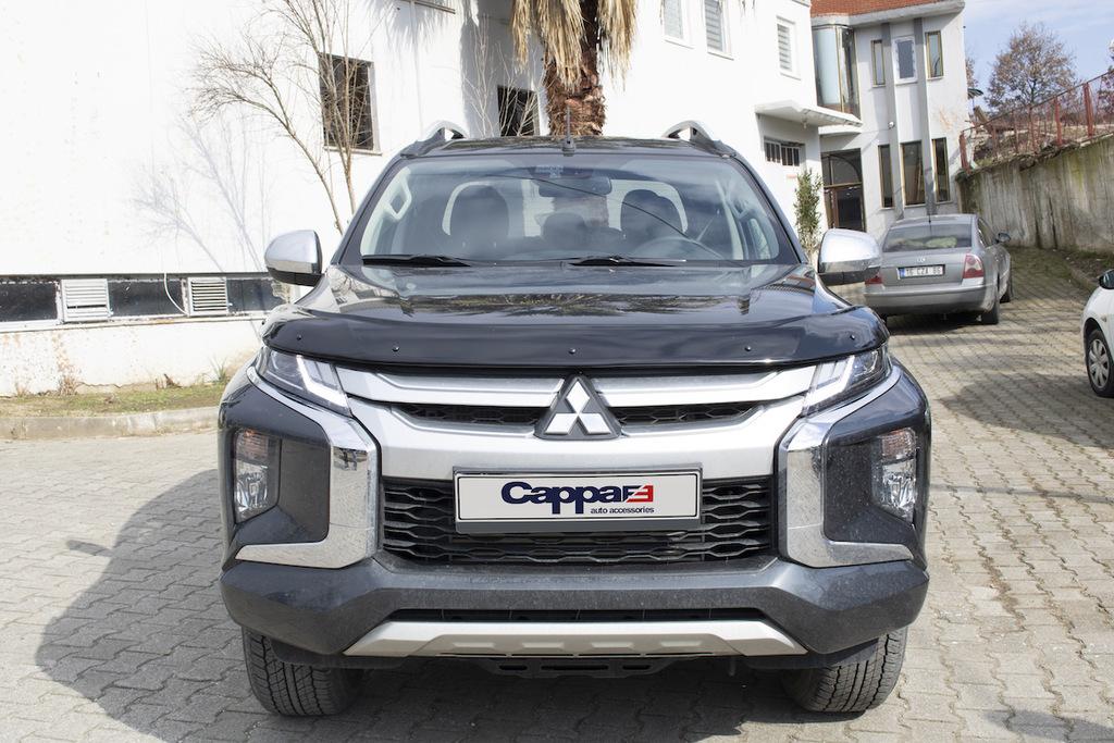Дефлектор капота (2019-2024, EuroCap) для Mitsubishi L200
