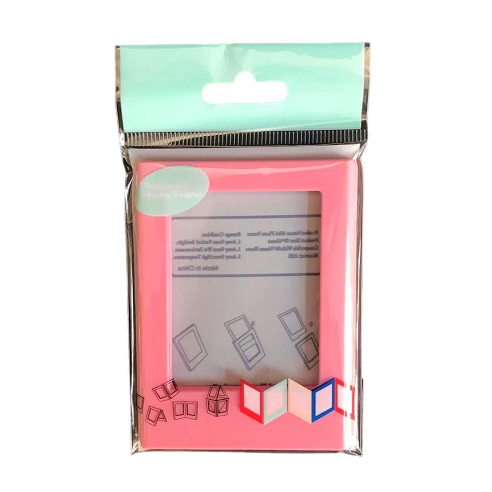 Acrylic Photo Frame 3-Inch Card Display Stand Card Case Picture Frames for Polaroid Photo Picture