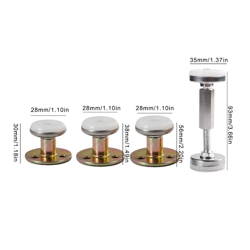 Heavy Duty Bed Headboard Holder Easy Installation Bed Headboard Anchors Metal Bed Headboard Support Brackets for House