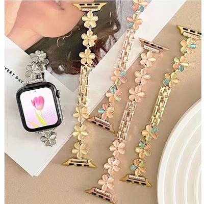 Ремешок для часов подходит для Apple Clover с металлической цепочкой Niche Iwatch9 ремешок для часов Apple Watch ремешок для часов
