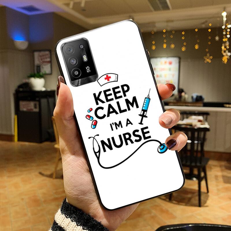 Medicine Nurse Doctor Phone Case for OPPO A54 A74 A94 A53S A9 A5 A15 A16 A91 A96 A76 Reno8 8Pro Reno2 Z