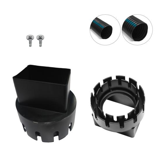 Универсальный адаптер для водосточной трубы, простая установка, улучшение дренажа воды, пластиковый водосточный желоб для удлинителя дренажной трубы