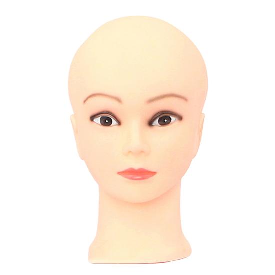 Профессиональная женская голова манекена для практики макияжа Лысая голова манекена с хорошим эффектом отображения для обучения макияжу Наращивание ресниц