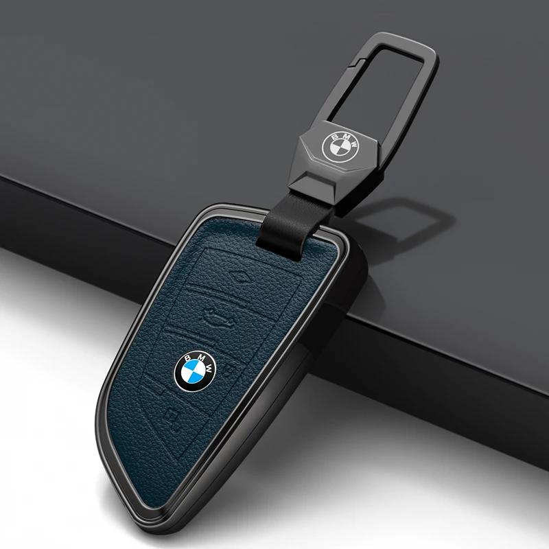 Car Key Case for BMW 216i F46 X1 X2 X3 X5 X6 GT 2 5 6 7 Series 3 4 Buttons Smart Keyless Remote Control Fobs Protector Cover UG6
