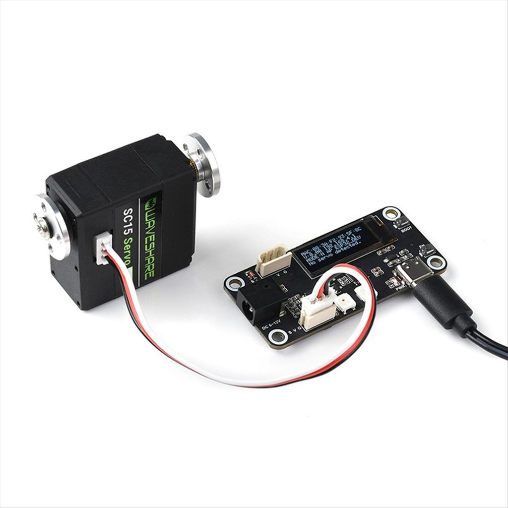 Плата расширения драйвера сервопривода ESP32 со встроенным OLED-дисплеем, Wi-Fi и Bluetooth для сервопривода SC15/ST3215