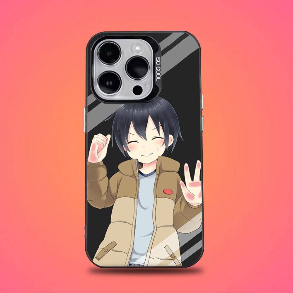 Boku dake ga Inai Machi Phone Case For iPhone 16,15,14,13,12,11,Pro,Max,Plus,Mini,XS,SE Anti Fall Black Matte Hard Bumper