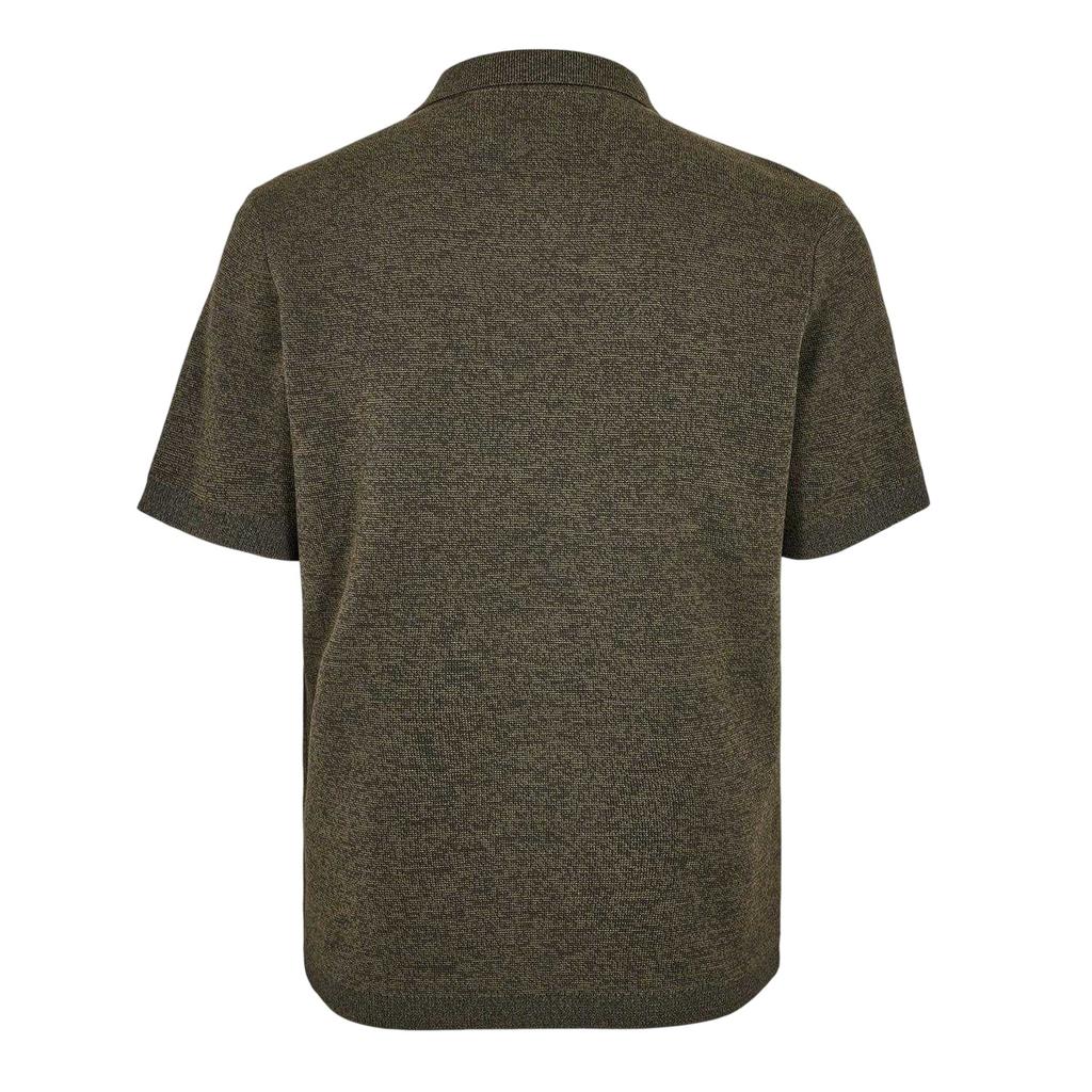 Jack Wills Mens Knitted Quarter Zip Polo Shirt