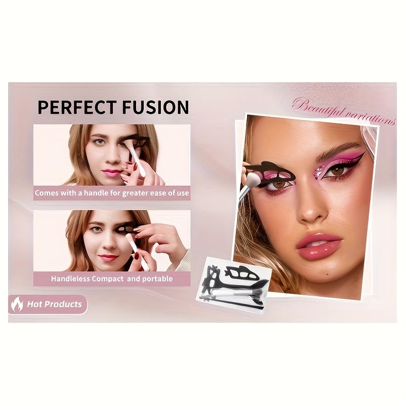 6pcs Reusable eyeshadow tools, eye makeup guide, eyeliner templates, quick makeup templates